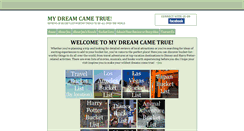 Desktop Screenshot of mydreamcametrue.com